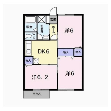 斎田コーポ 103の間取り図