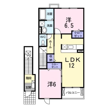 アンジェリカ C 202の間取り図