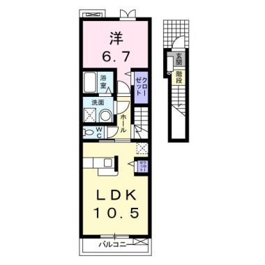 プリマヴェーラ’12 202の間取り図