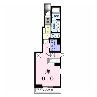 スカイピア 101の間取り図