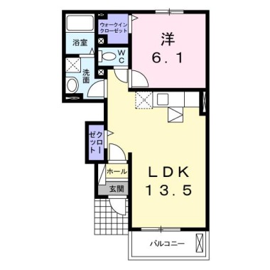 プロムナード 102の間取り図