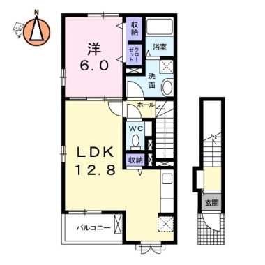 エピナール A 201の間取り図