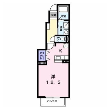 パンタナール 102の間取り図