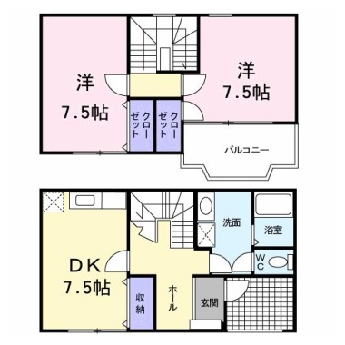 フィールドビーチ1 102の間取り図