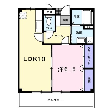 メゾンアネシス 202の間取り図