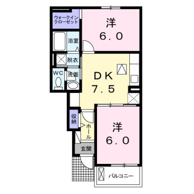 ラ・ナチュール 103の間取り図