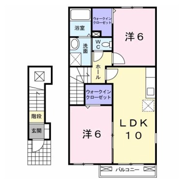 メゾン ド アイム 206の間取り図