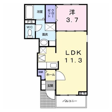 プリマベーラ B 105の間取り図