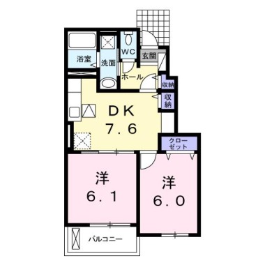 メゾン フローラ 103の間取り図