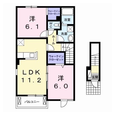 ウィルレジデンスX 201の間取り図