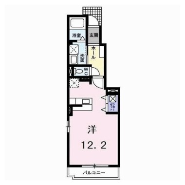 comodo casa 源 107の間取り図