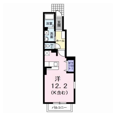 グリーン ビラ A 101の間取り図