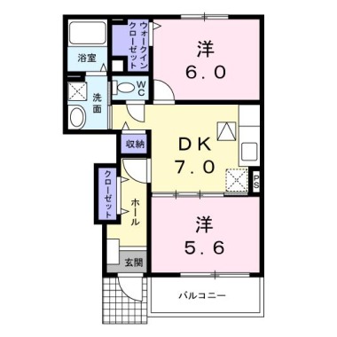 シャイン 102の間取り図