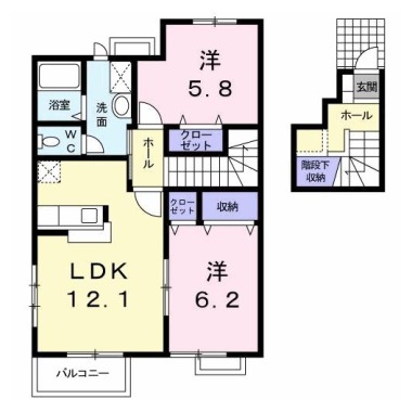 プレアヴェニューB 202の間取り図