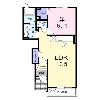 プランドール アン 102の間取り図