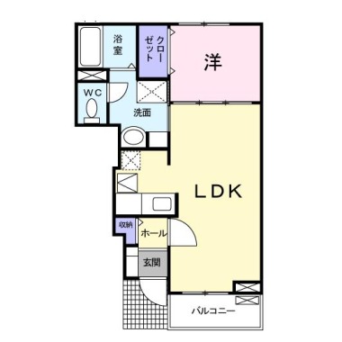 プレアヴェニューD 103の間取り図