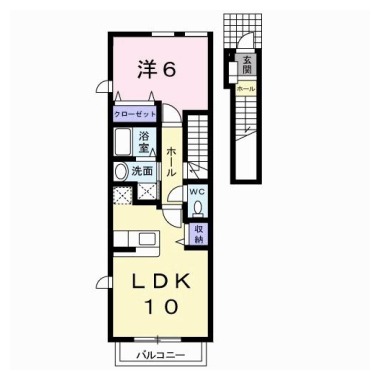 プレ・ガール・シェトワ I 203の間取り図