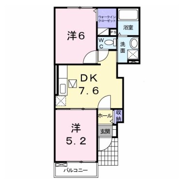 サニーブライト B 101の間取り図