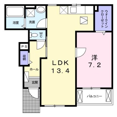 ルミエール出来町 103の間取り図