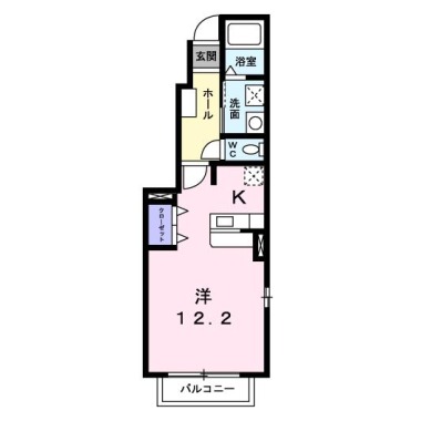 セレスタイト 101の間取り図