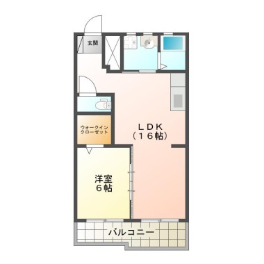 グランドハイツ 101の間取り図