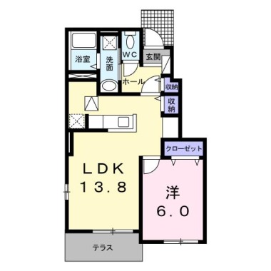 シエル・エトワレ  IV 105の間取り図