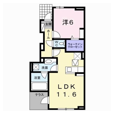 イルフィオーレ藍住B 102の間取り図