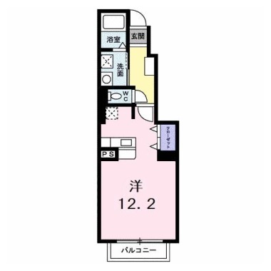 フラン ブリッサ B 102の間取り図