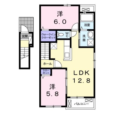 ジョワイユ F 201の間取り図