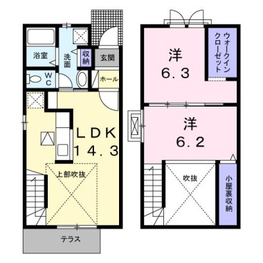 プチ・メゾン・風雅 102の間取り図