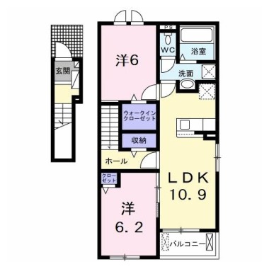 ボアソルチ A 201の間取り図