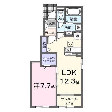 ユーズ スクエア 101の間取り図