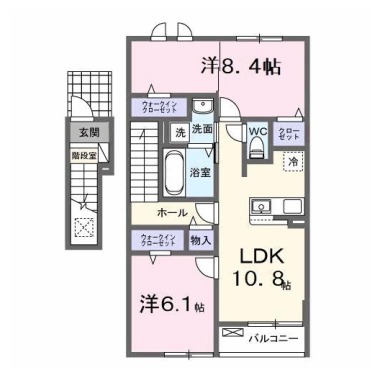 ルナリア 202の間取り図