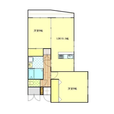 K’sガーデン住吉II 209の間取り図