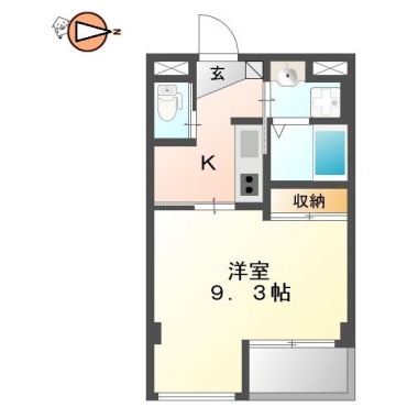 キアーズ II 305の間取り図