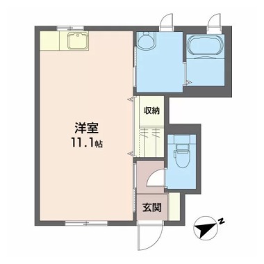 シャーメゾン F 101の間取り図