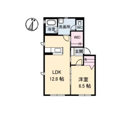 メゾンリヴェール A棟 102の間取り図