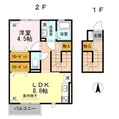 ベイ クレスト 203の間取り図