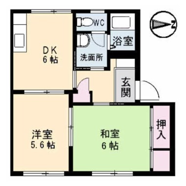 TOTORO 203の間取り図