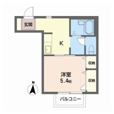 フレグランス麻植II 102の間取り図