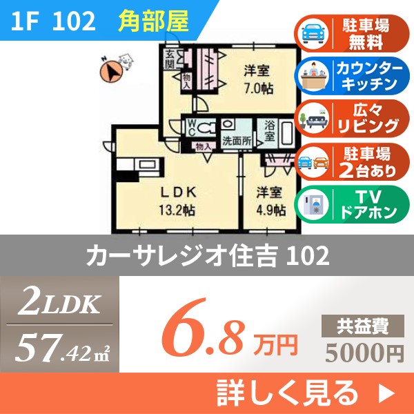 カーサレジオ住吉 102