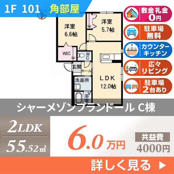 シャーメゾンプランドール C棟 101