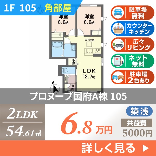 プロヌーブ国府A棟 105