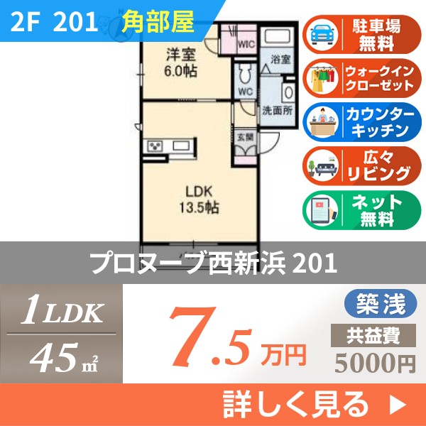 プロヌーブ西新浜 201