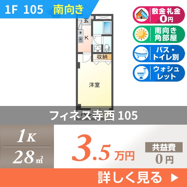 フィネス寺西 105