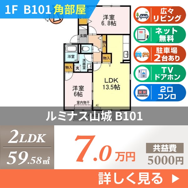 ルミナス山城 b101