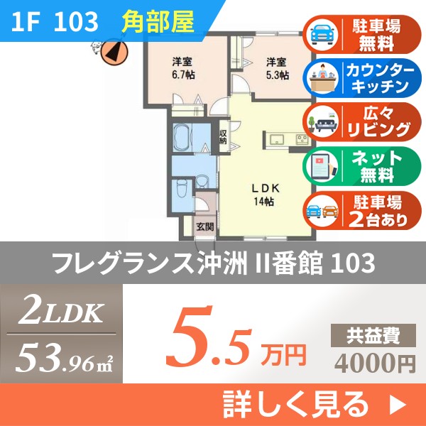 フレグランス沖洲 II番館 103