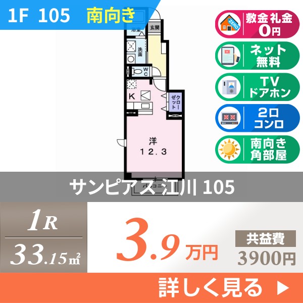 サンピアス 江川 105