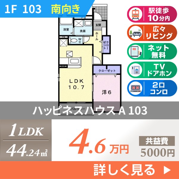 ハッピネスハウス A 103