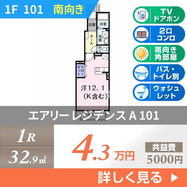 エアリー レジデンス A 101